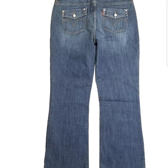 Levis 526 Women's Slender Boot Cut Jeans Size 12 S/C Very Good Condition - Picture 2 of 15